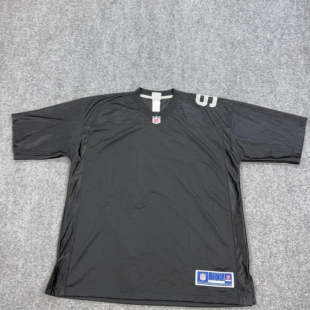 NFL Pro Line Jersey Mens XL Black NFL Football Mesh V Neck Practice Blank